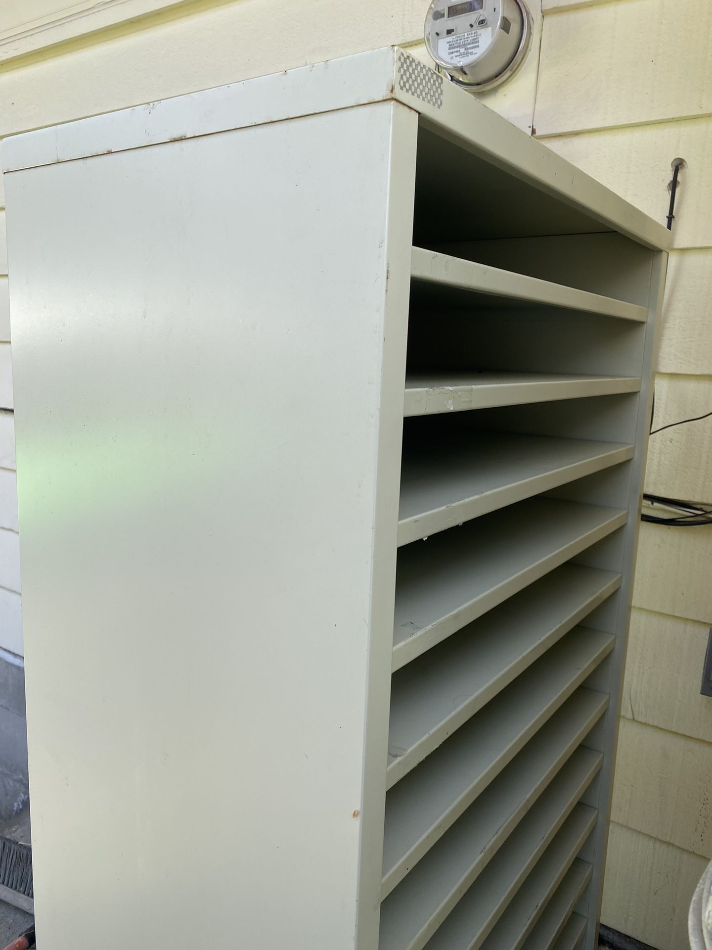 Metal Cabinet Flat File Storage Priced To Sell!