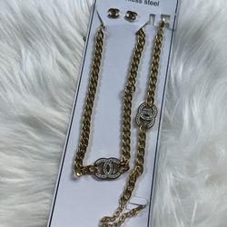  Gold plated Jewelry Set 