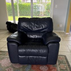 Comfy Blue Recliner