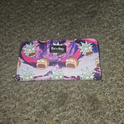 Rick And Morty Zipper Wallet