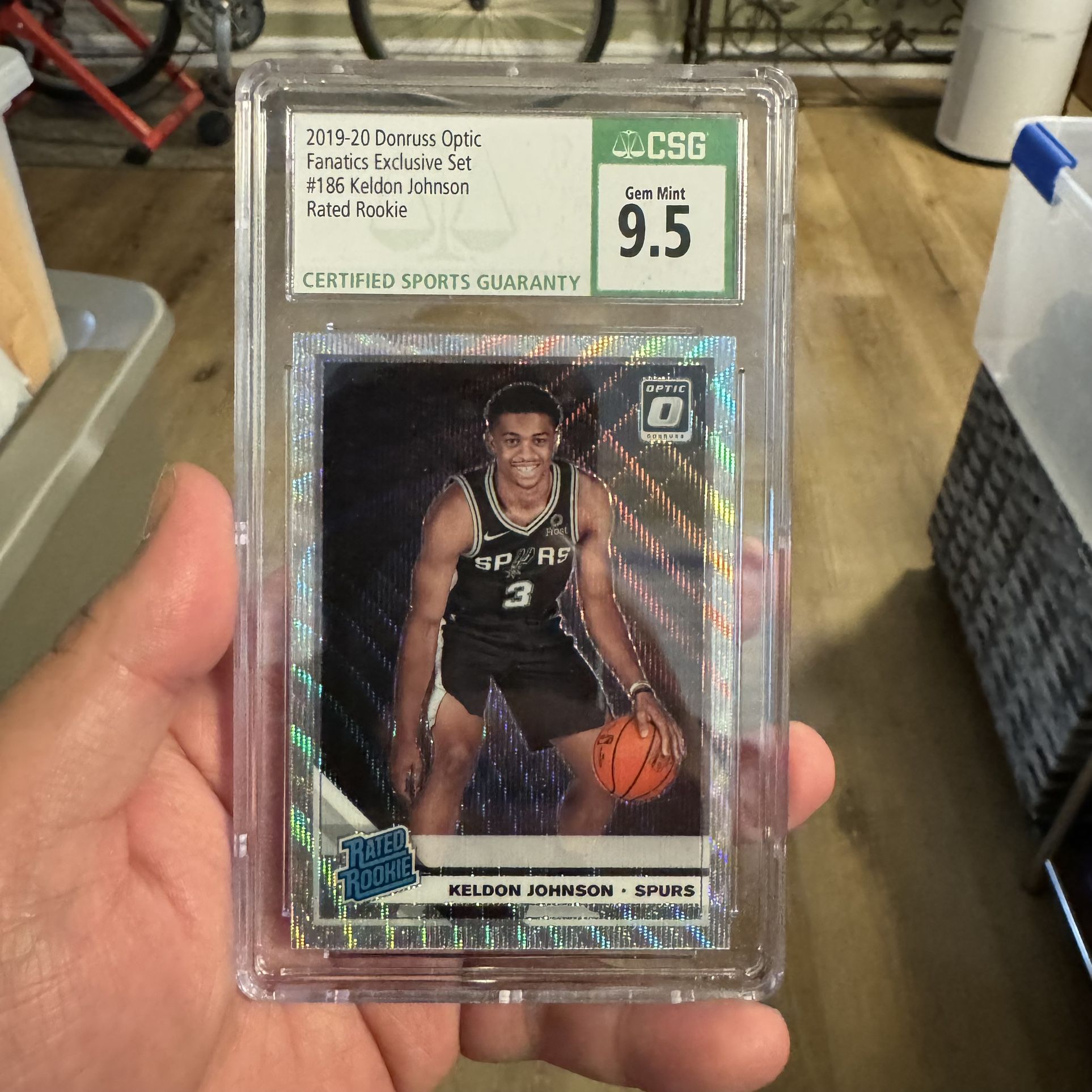 Keldon Johnson -2019 Panini Donruss Optic #186 - Fanatics 