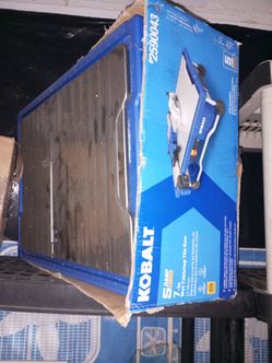 Kobalt 5amp 7" Wet tabletop Tile saw