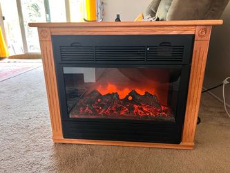 Amish electric fireplace