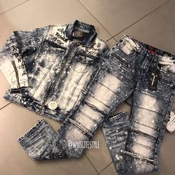 DENIM JEAN SET OUTFIT