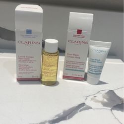 New Clarins Cream Mask And Toner 