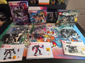 Lego marvel and star wars builds