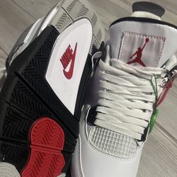 Jordan 4 White Cement 
