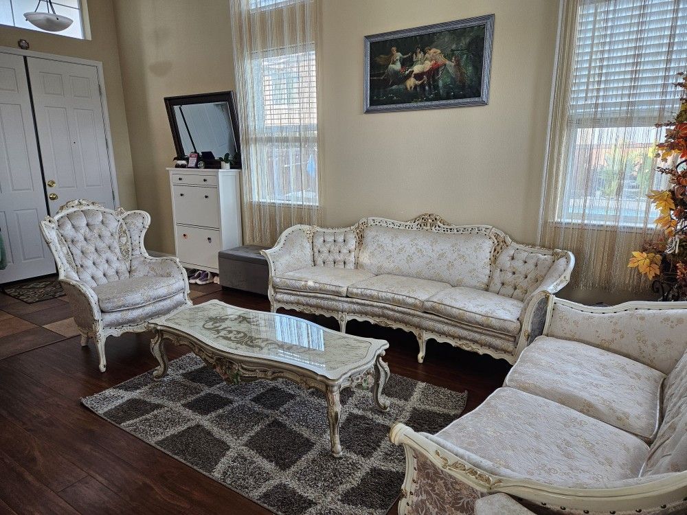 Victorian Italian sofa set 