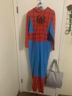 Adult spider man onesie
