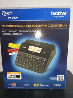 Pc Connectable Label Maker Color Display 
