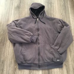 Vintage Men's Jacket - Grey - XL
