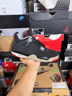 2019 Jordan Bred 4s size 11 USED But Clean