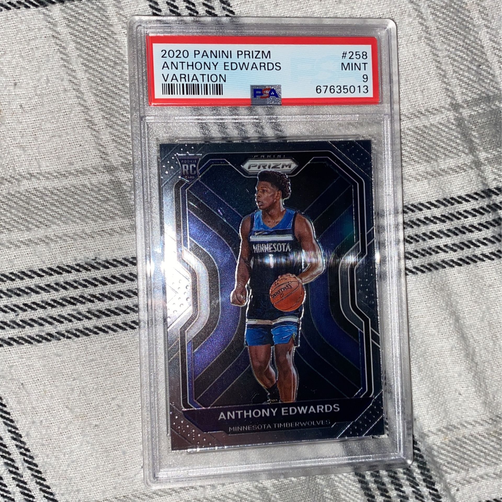 Anthony Edwards Panini Prizm