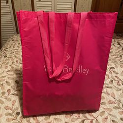 Vera Bradley reusable pink tote shopping bag. Never used
