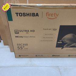 Toshiba 55" 4K TV Brand New! Finance For $50 Down Payment!!