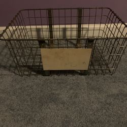 Vintage Locker Basket 