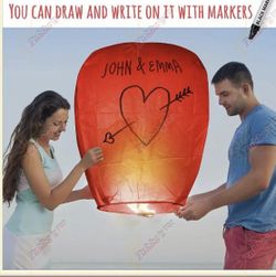 Celebrate Outdoors With These Sky Lanterns 100% Biodegradable