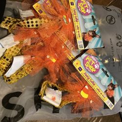 Brand new pet necklaces Halloween candy three dollars each one small medium and three mediums