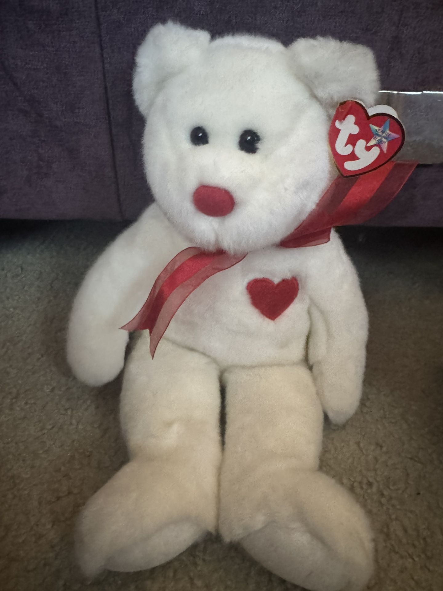 Rare Ty Large Beanie Baby Valentino 1999