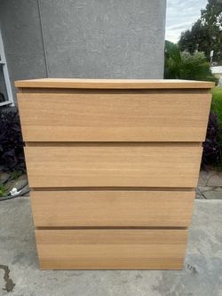 (4) drawers oak dresser