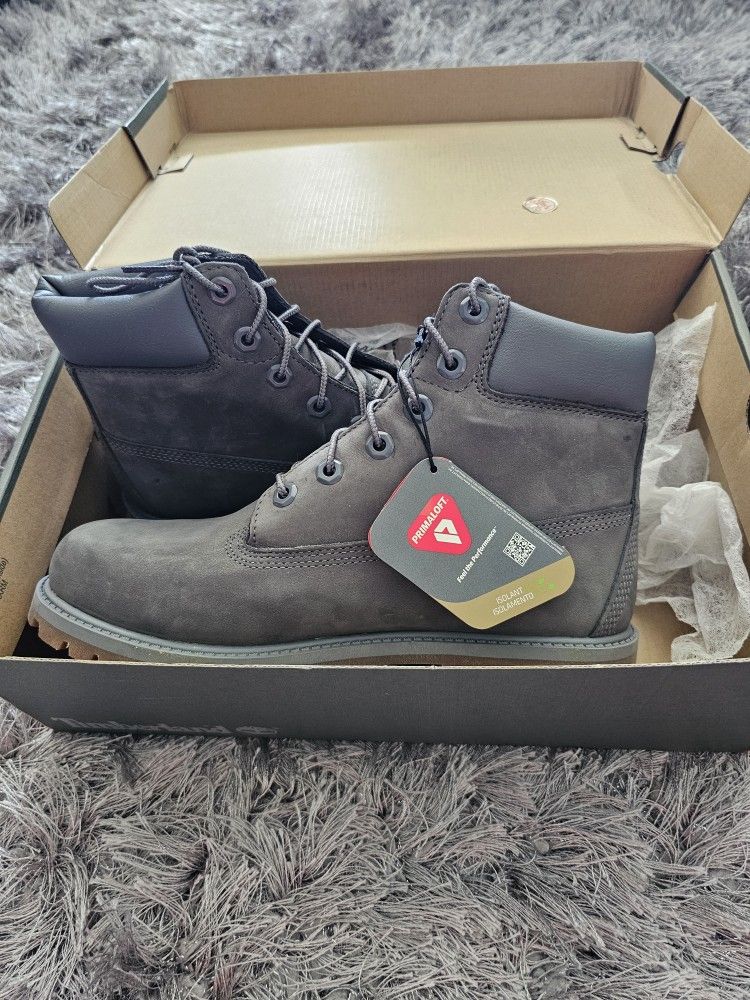 Gray Timberland Boots 