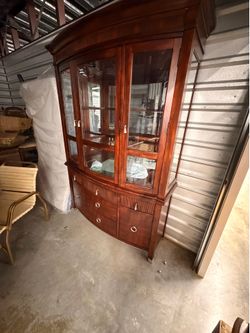 Glass China cabinet