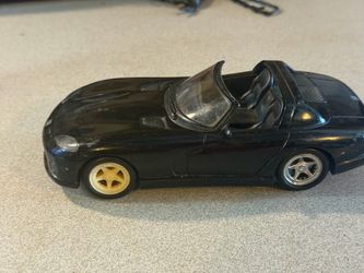 Vintage Mighty Mo’s 1998 Dodge Viper black 1/24  8” ToyMax RC Controller Missing