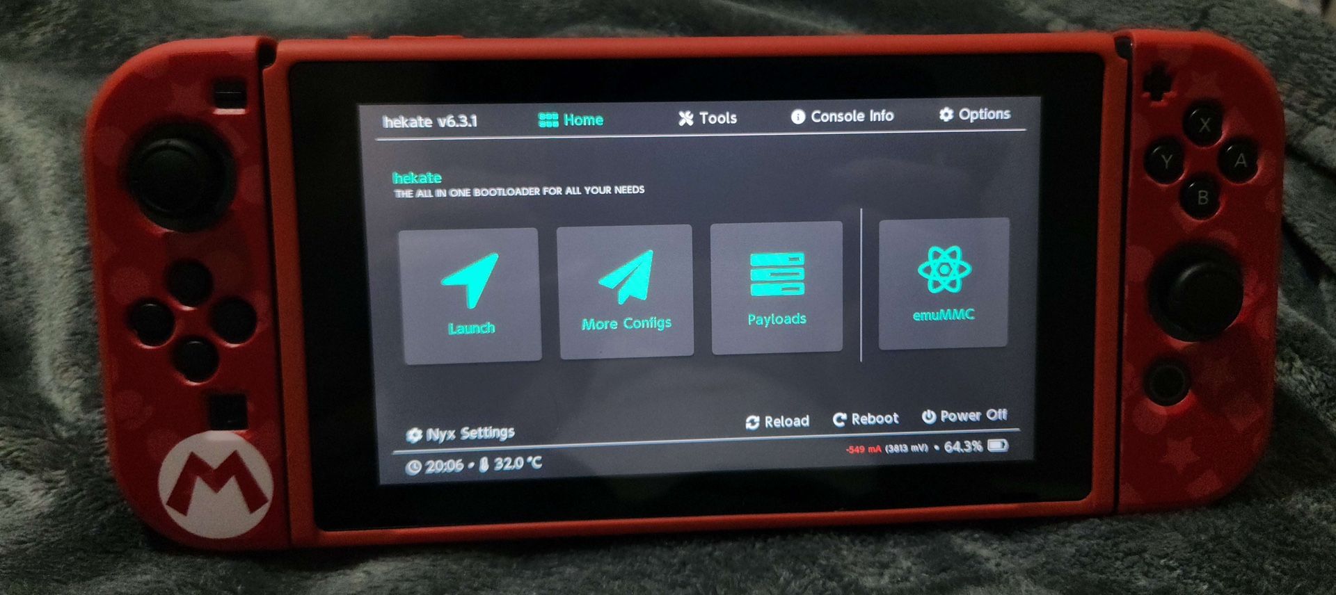 For Sale: Nintendo Switch (Gray, V1 – Unpatched - Complete Bundle With Games