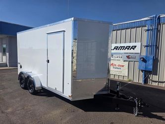 2027 Pace American 7x14 enclosed trailer 7k GVWR polycor - extended tongue