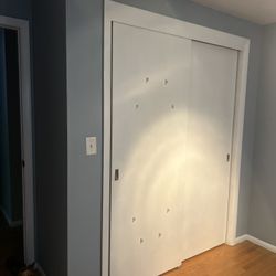 Free Sliding Closet Doors Painted White 