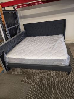 CALKING MATTRESS  AND BED FRAME