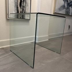 End Table Glass-Beautiful! 