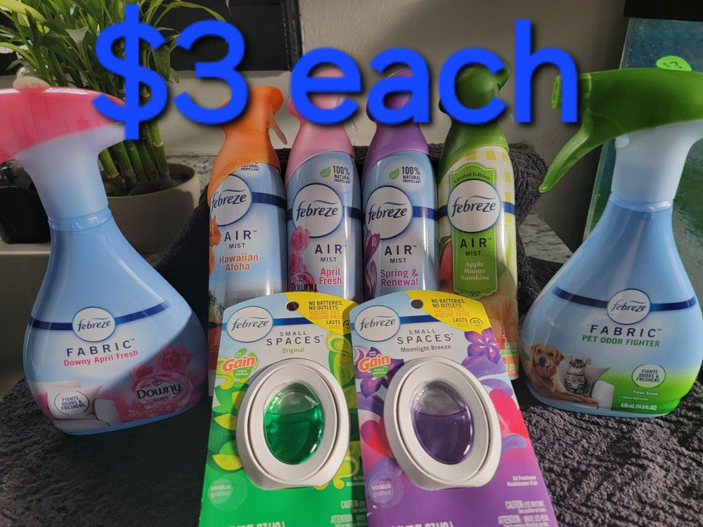 Febreze, Huggies,Pampers & More(Prices Are On Pictures)