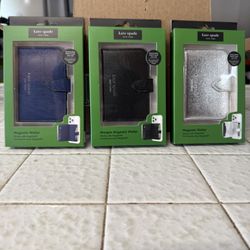 kate spade Magnetic Phone Wallet Card Holder 