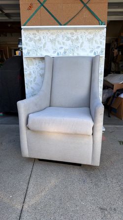 West Elm Glider - Light Grey
