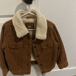Toddler Sherpa Gap Jacket Size 3 