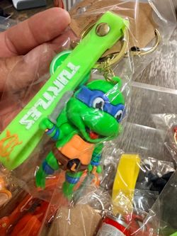 TMNT 3inch Cute Keychains Hello Kitty Each Rubber Character