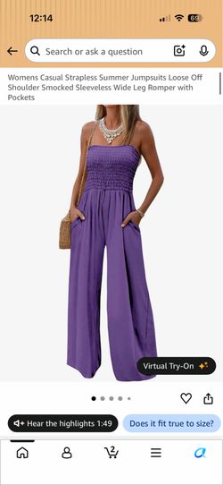 Purple Romper
