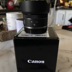 Canon RF 16mm 2.8