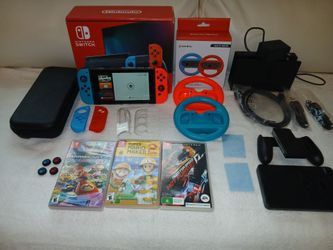 Nintendo Switch w/Games & More