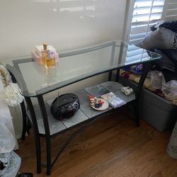 Entryway Glass Table 