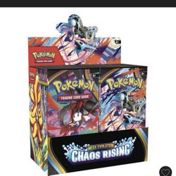 Pokemon Chaos Rising Booster Boxes 