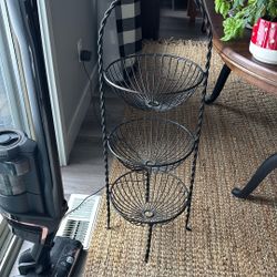 3 Tiered Metal Basket