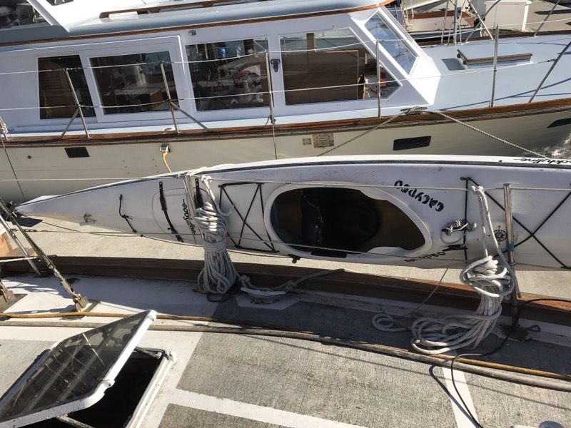 Eddyline Calypso 17' fiberglass kayak