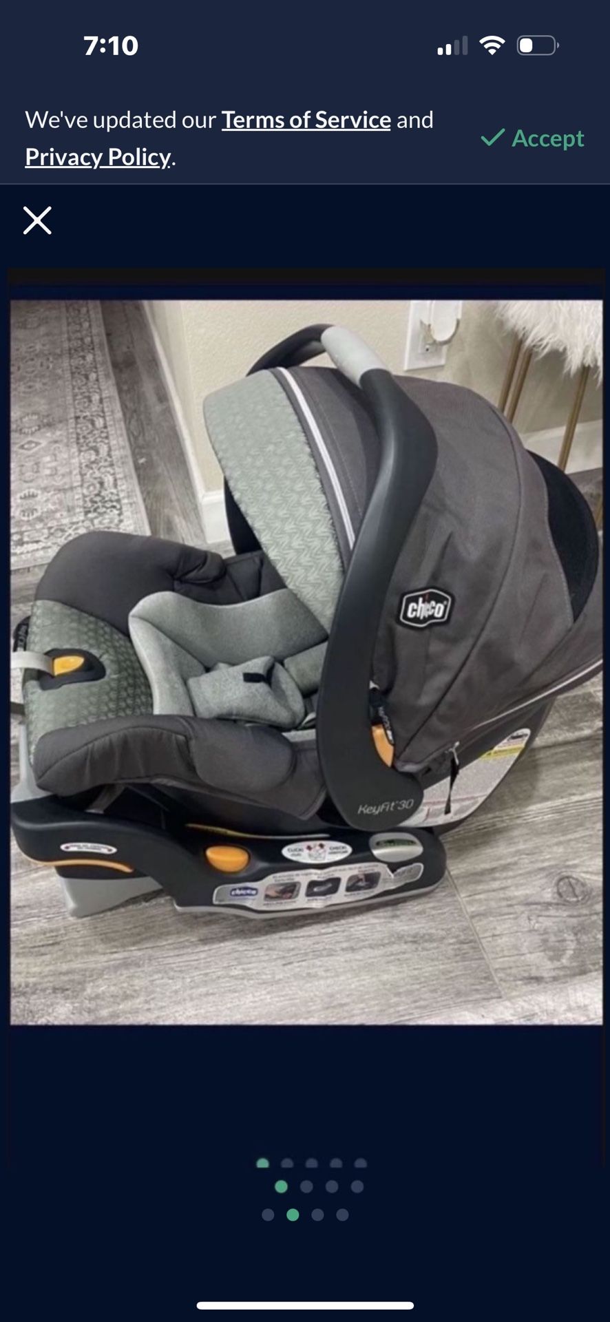 Chico Keyfit Infant Car Seat And Base 4 To 22 Lbs