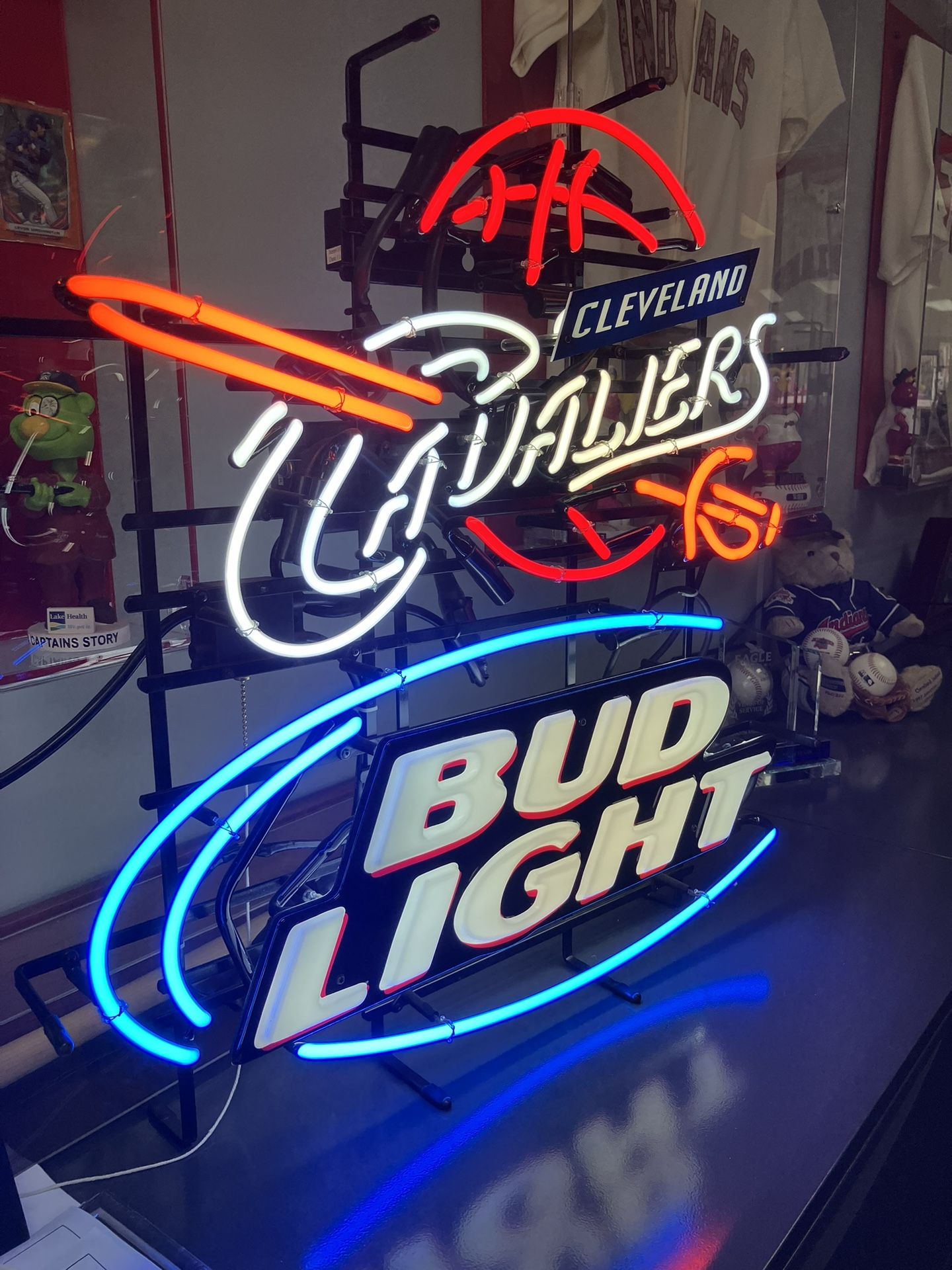 Cleveland Cavaliers Neon Bud Light Sign