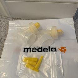 PumpMom Backflow Adapter for Spectra S1, Spectra S2 Pump to Use Most Medela Flanges and Bottles; Connects Between Medela Breastshield and Spectra Back
