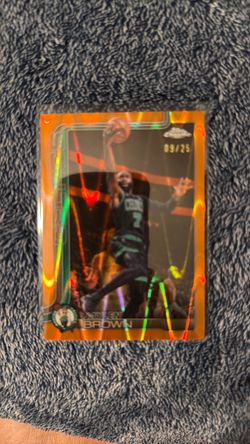 Jaylen Brown Topps Chrome Orange Refractor 09/25
