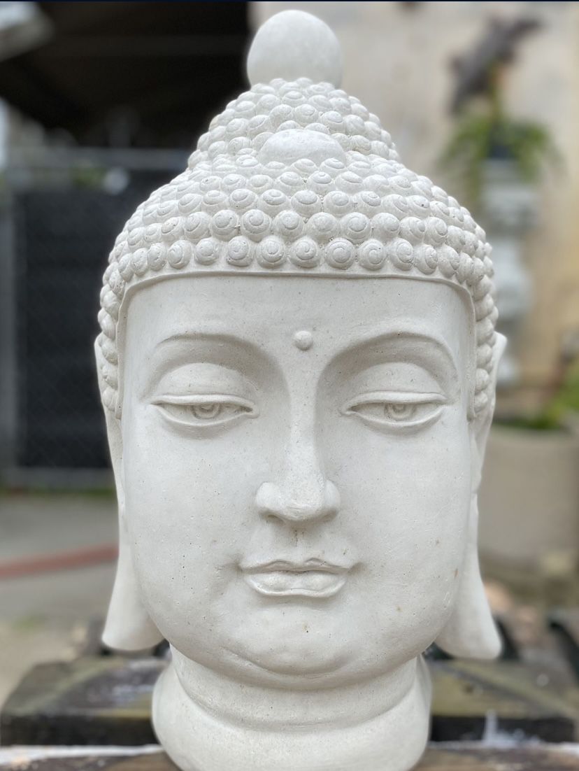 Concrete Buddha Head