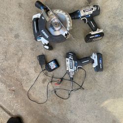 Hart drill impact drill, Skil saw charger